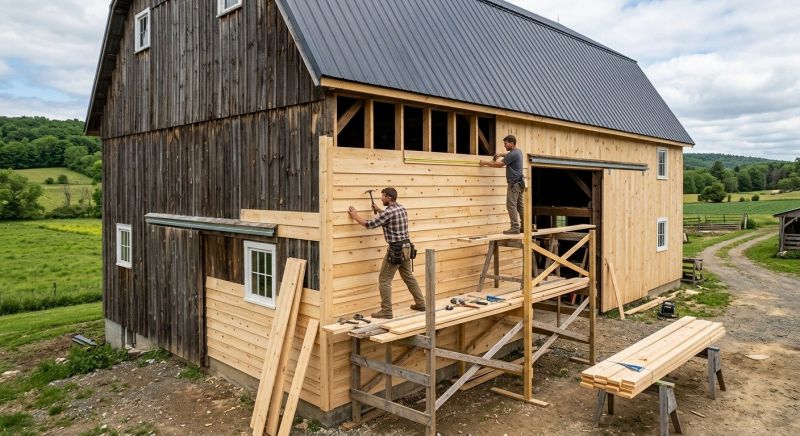 Barn Siding Installation in Maysville, GA