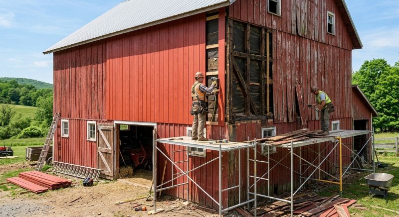Barn Siding Replacement in Dahlonega, GA