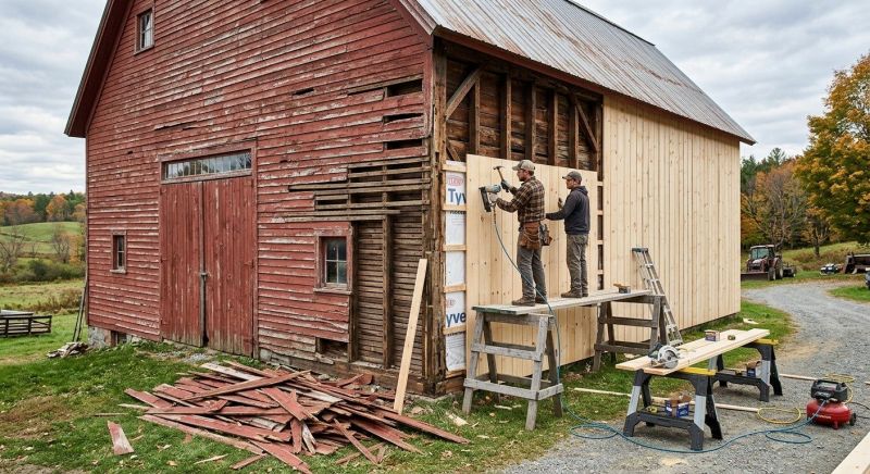 Barn Siding Replacement in Helen, GA