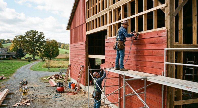 Barn Siding Replacement in Oakwood, GA