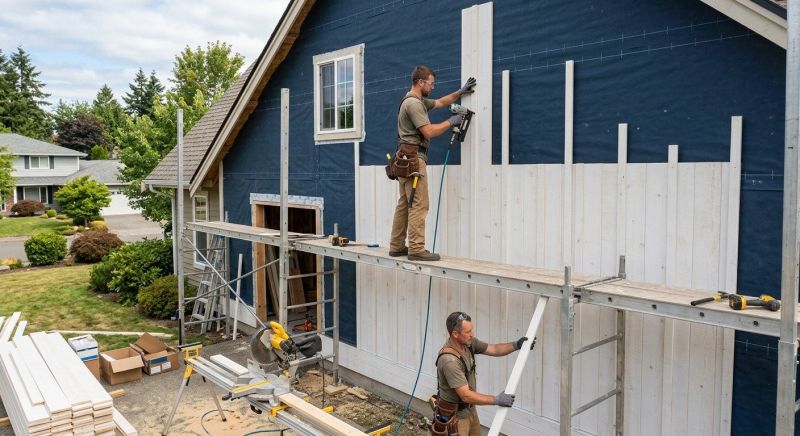Batten Siding Installation in Buford, GA
