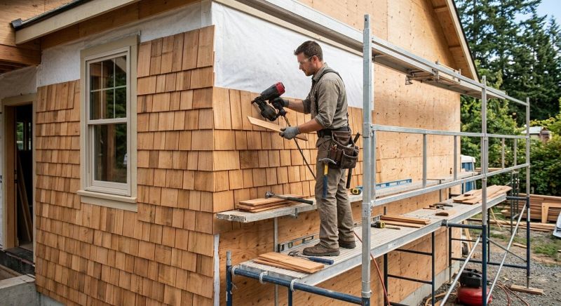 Cedar Siding Installation in Lula, GA