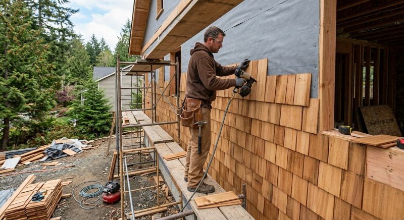 Cedar Siding Installation in White County, GA