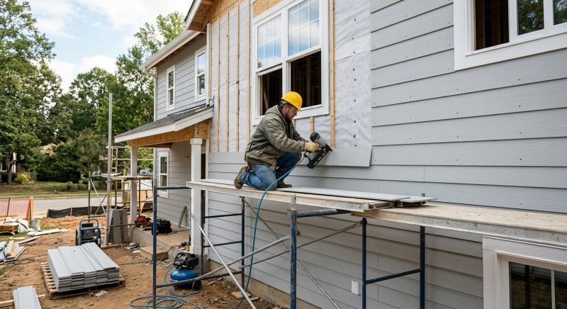 Cement Siding Installation in Hall County, GA