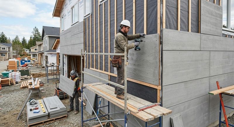 Cement Siding Installation in Hall County, GA