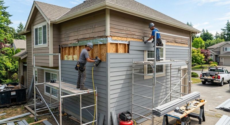 Cement Siding Replacement in Cumming, GA