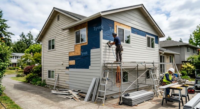 Cement Siding Replacement in Hall County, GA