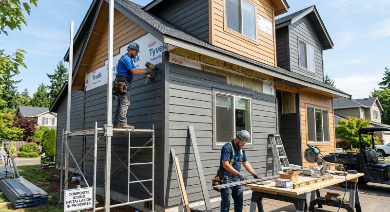 Composite Siding Installation in Braselton, GA