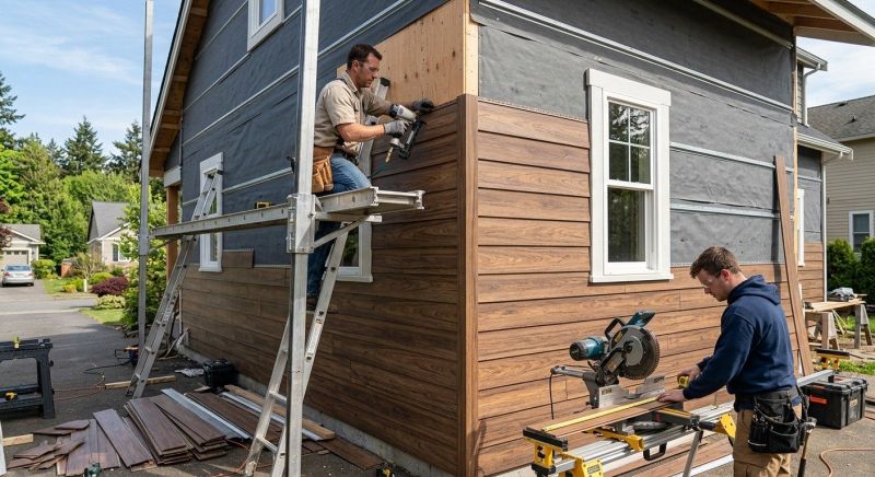 Faux Wood Siding Installation in Cornelia, GA