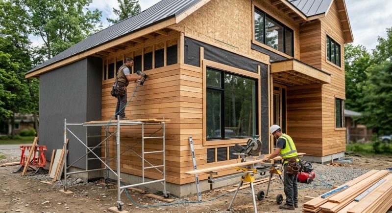 Faux Wood Siding Installation in Helen, GA