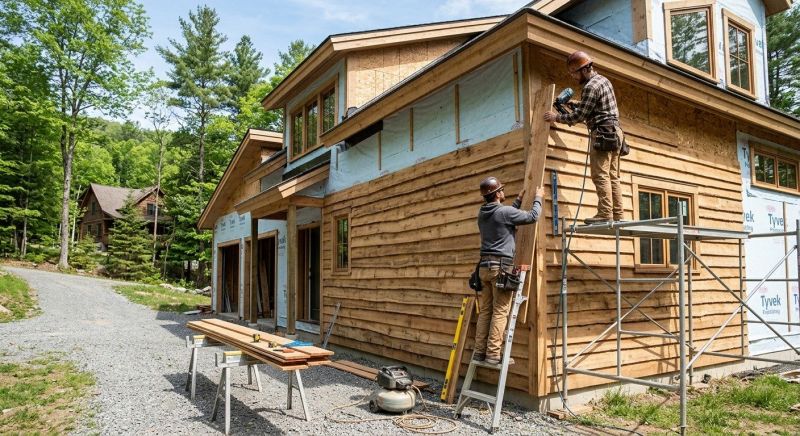Faux Wood Siding Installation in Jackson County, GA