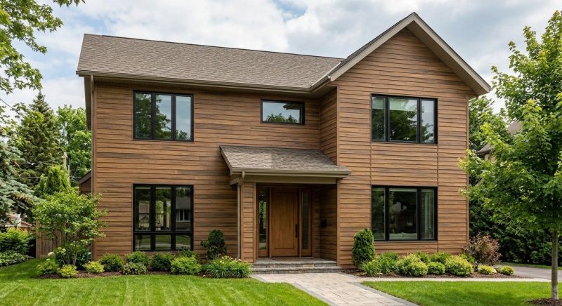 Faux Wood Siding Installation in Lula, GA