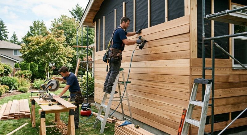 Hardwood Siding Installation in Demorest, GA