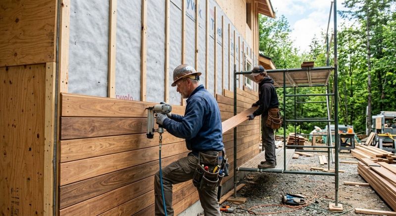 Hardwood Siding Installation in Maysville, GA