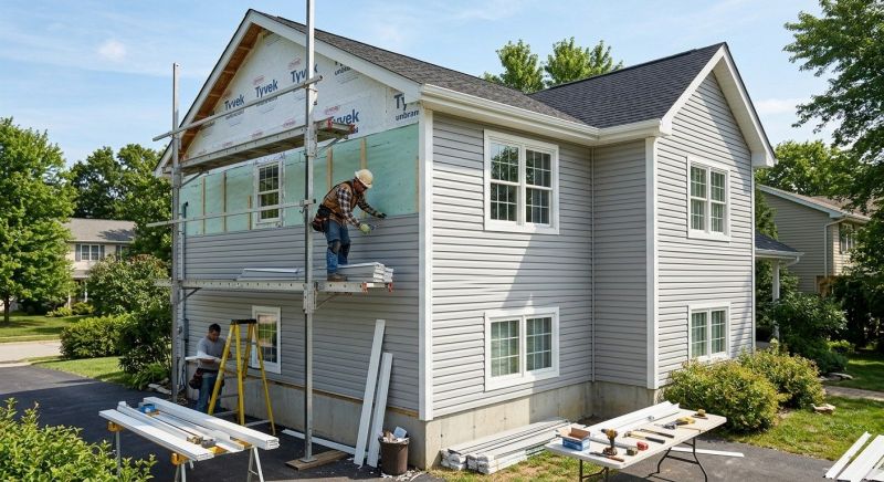 Horizontal Siding Installation in Hall County, GA