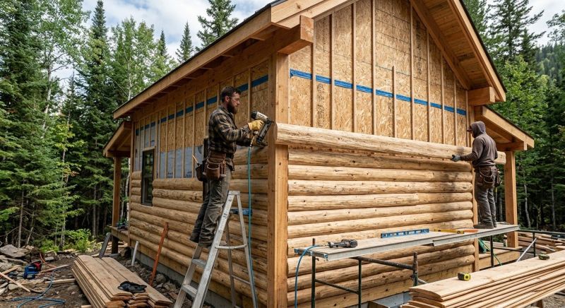 Log Siding Installation in Buford, GA