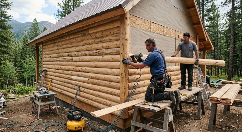 Log Siding Installation in Cumming, GA