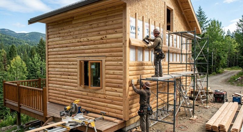 Log Siding Installation in Gainesville, GA