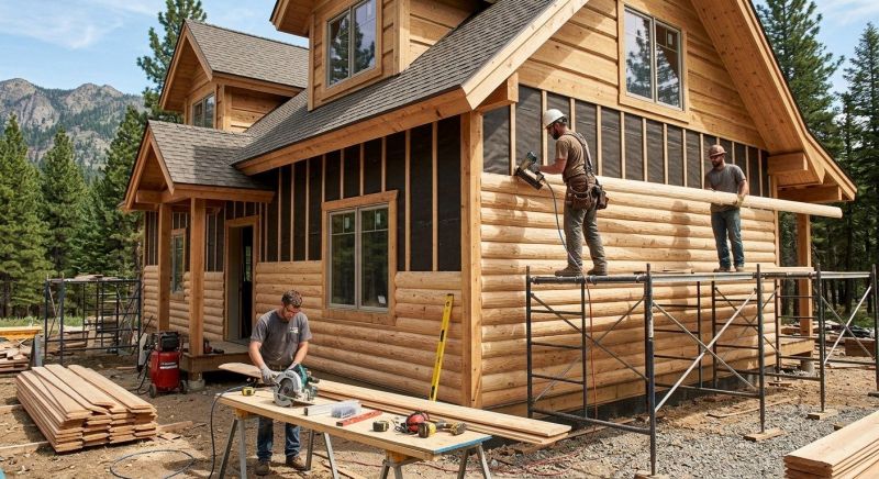 Log Siding Installation in Jefferson, GA