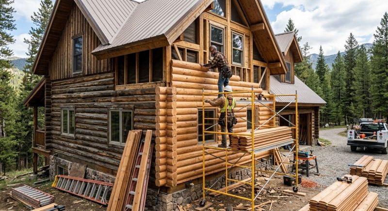 Log Siding Installation in Hall County, GA