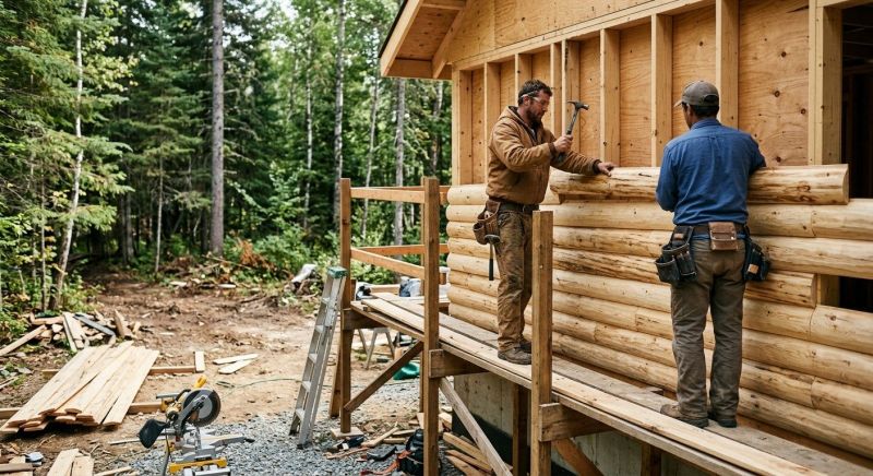 Log Siding Installation in Hall County, GA