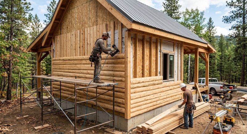 Log Siding Installation in Lula, GA