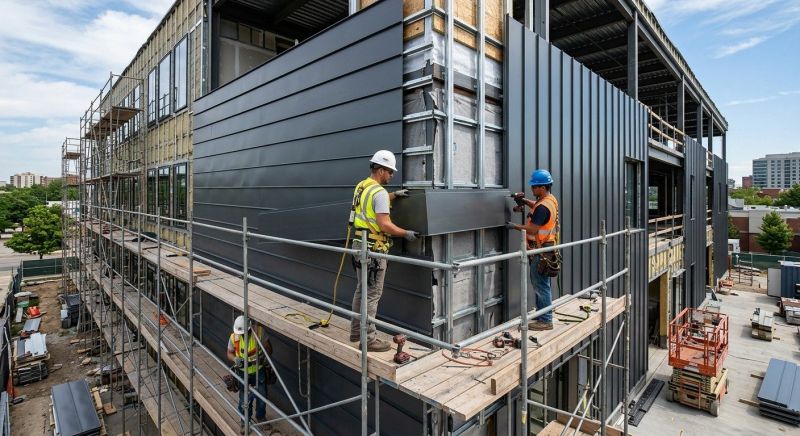 Metal Cladding Installation in Hall County, GA