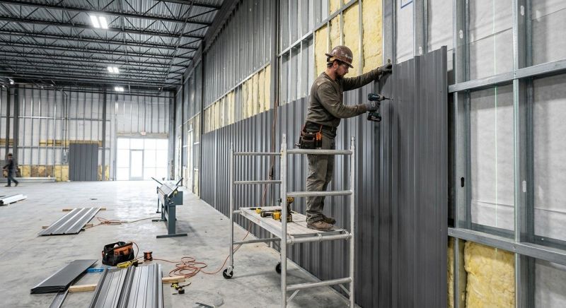 Metal Paneling Installation in Hall County, GA