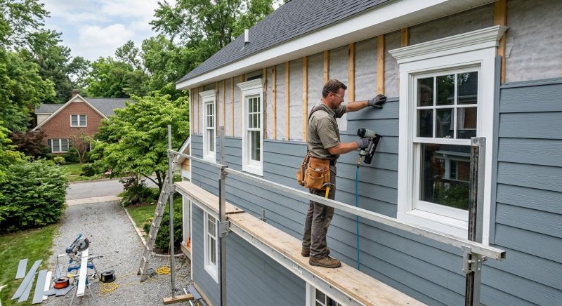 Polymer Siding Installation in Hall County, GA