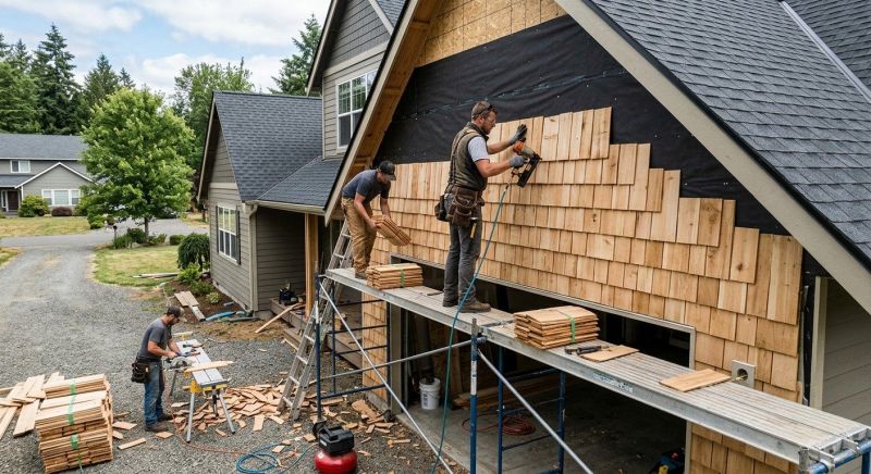 Shake Siding Installation in Forsyth County, GA