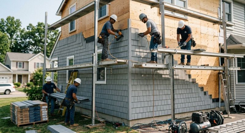 Shingle Siding Installation in Hall County, GA