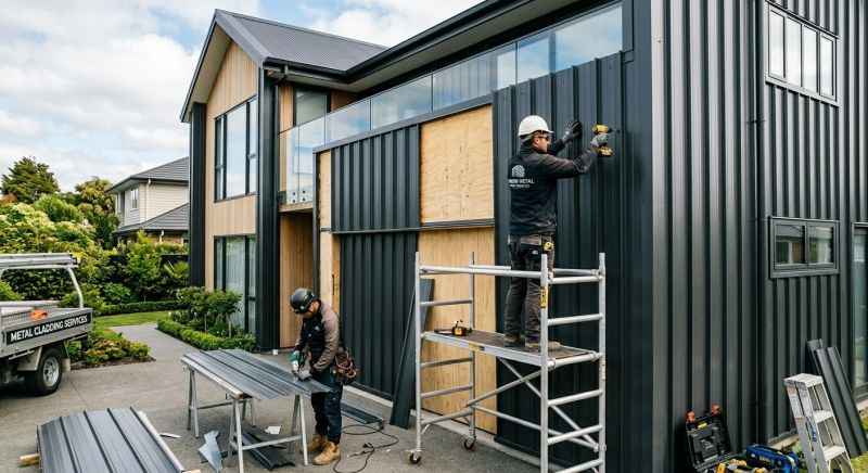 Steel Cladding Installation in Hall County, GA