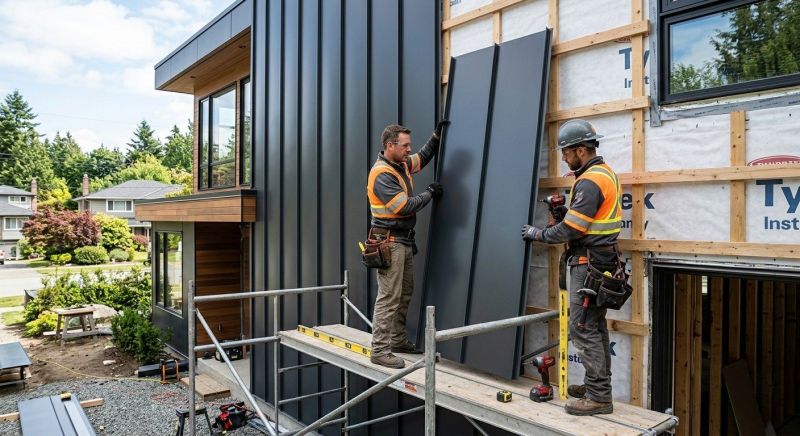 Steel Cladding Installation in Hall County, GA