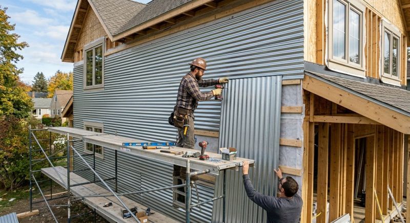 Tin Siding Installation in Hall County, GA