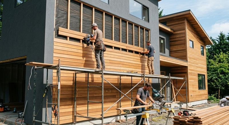 Wood Cladding Installation in Buford, GA