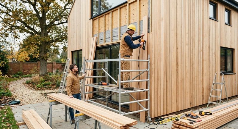 Wood Cladding Installation in Buford, GA