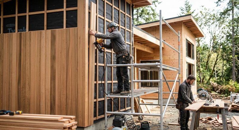 Wood Cladding Installation in Cornelia, GA