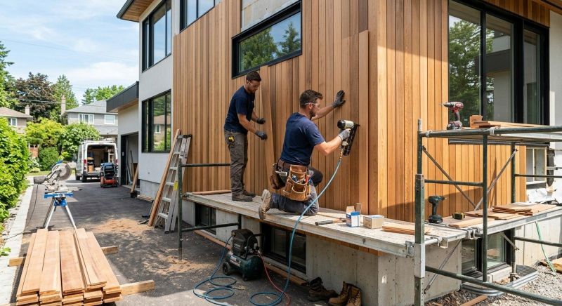Wood Plank Siding Installation in Hall County, GA