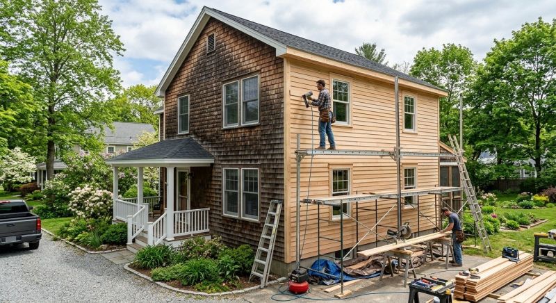Wood Siding Installation in Commerce, GA