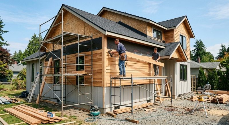 Wood Siding Installation in Flowery Branch, GA