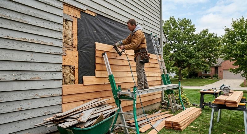 Wood Siding Replacement in Hall County, GA
